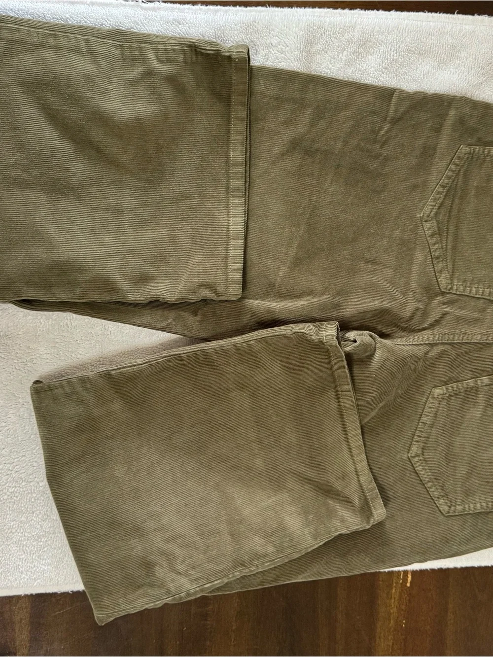 J. Crew Olive Corduroy Pants